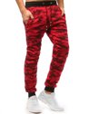 Spodnie męskie dresowe moro czerwone Dstreet UX3514_3