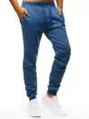 Spodnie męskie dresowe niebieskie Dstreet UX3370_3