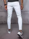 Spodnie męskie jeansowe białe Dstreet UX3724_4
