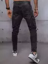 Spodnie męskie jeansowe bojówki czarne Dstreet UX3596_4
