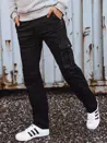 Spodnie męskie jeansowe bojówki czarne Dstreet UX3850