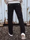 Spodnie męskie jeansowe bojówki czarne Dstreet UX3850_3