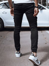 Spodnie męskie jeansowe bojówki czarne Dstreet UX4357_4