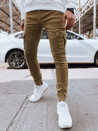 Spodnie męskie jeansowe bojówki kamelowe Dstreet UX4331_1