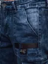Spodnie męskie jeansowe bojówki niebieskie Dstreet UX3594_5