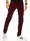 Spodnie męskie jeansowe bordowe Dstreet UX2933_3