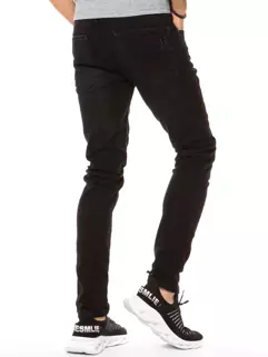 Spodnie męskie jeansowe czarne Dstreet UX3150_4