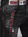 Spodnie męskie jeansowe czarne Dstreet UX3937_4
