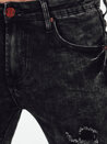 Spodnie męskie jeansowe czarne Dstreet UX4139_3