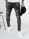 Spodnie męskie jeansowe czarne Dstreet UX4146_1