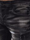 Spodnie męskie jeansowe czarne Dstreet UX4247_3