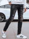 Spodnie męskie jeansowe czarne Dstreet UX4295_2