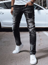 Spodnie męskie jeansowe czarne Dstreet UX4298_1