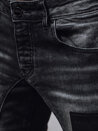 Spodnie męskie jeansowe czarne Dstreet UX4298_3
