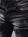 Spodnie męskie jeansowe czarne Dstreet UX4328_3