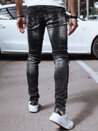 Spodnie męskie jeansowe czarne Dstreet UX4328_4