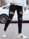 Spodnie męskie jeansowe czarne Dstreet UX4332_2