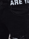 Spodnie męskie jeansowe czarne Dstreet UX4332_4