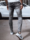 Spodnie męskie jeansowe czarne Dstreet UX4355_4