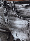 Spodnie męskie jeansowe czarne Dstreet UX4358_3