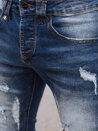 Spodnie męskie jeansowe granatowe Dstreet UX4226_4