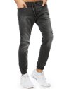 Spodnie męskie jeansowe joggery antracytowe Dstreet UX2180_3
