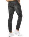 Spodnie męskie jeansowe joggery antracytowe Dstreet UX2180_4