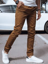 Spodnie męskie jeansowe joggery brązowe Dstreet UX4189_2