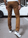 Spodnie męskie jeansowe joggery brązowe Dstreet UX4189_4