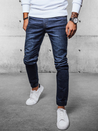 Spodnie męskie jeansowe joggery ciemnoniebieskie Dstreet UX4070_1