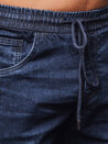 Spodnie męskie jeansowe joggery ciemnoniebieskie Dstreet UX4070_3