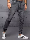 Spodnie męskie jeansowe joggery czarne Dstreet UX3578_3