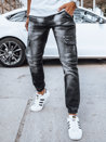 Spodnie męskie jeansowe joggery czarne Dstreet UX4040_1