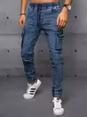 Spodnie męskie jeansowe joggery niebieskie Dstreet UX3562_1