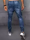 Spodnie męskie jeansowe joggery niebieskie Dstreet UX3581_4