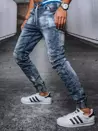 Spodnie męskie jeansowe joggery niebieskie Dstreet UX3597_1