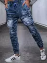 Spodnie męskie jeansowe joggery niebieskie Dstreet UX3722_2