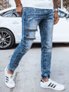 Spodnie męskie jeansowe joggery niebieskie Dstreet UX4037_2