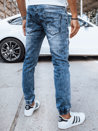 Spodnie męskie jeansowe joggery niebieskie Dstreet UX4037_4