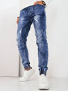Spodnie męskie jeansowe joggery niebieskie Dstreet UX4230_1