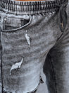 Spodnie męskie jeansowe joggery szare Dstreet UX4039_3
