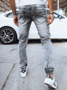 Spodnie męskie jeansowe joggery szare Dstreet UX4039_4