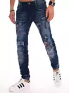 Spodnie męskie jeansowe niebieskie Dstreet UX2889_2