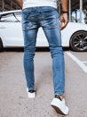 Spodnie męskie jeansowe niebieskie Dstreet UX2912_4
