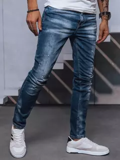 Spodnie męskie jeansowe niebieskie Dstreet UX3651_2