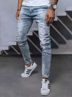 Spodnie męskie jeansowe niebieskie Dstreet UX3739_1