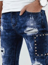 Spodnie męskie jeansowe niebieskie Dstreet UX4149_3