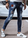 Spodnie męskie jeansowe niebieskie Dstreet UX4324_2