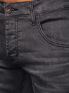 Spodnie męskie jeansowe szare Dstreet UX4091_3