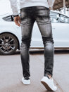 Spodnie męskie jeansowe szare Dstreet UX4293_3